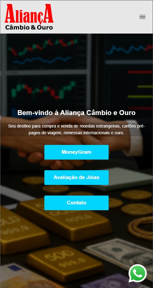 Site de Câmbio e Ouro